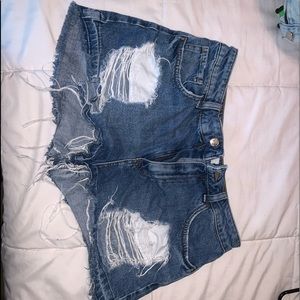 Forever 21 ripped denim jeans